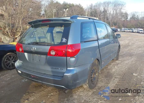 2007 Toyota Sienna Ce из США, поврежденный, VIN 5TDZK23C27S009292